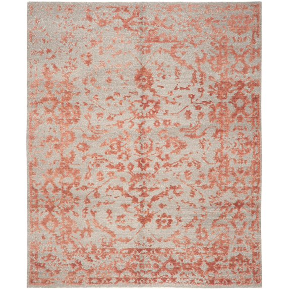 Contemporary Rug - Centennial -Grey/Red-Color:Grey/Red,Design:Contemporary,Shape:Rectangle,Size:10'L x 8'W
