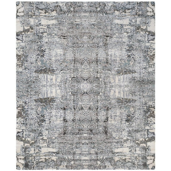 Contemporary Rug - Centennial Silk/Wool -Lavender-Color:Lavender,Design:Contemporary,Shape:Rectangle,Size:10'L x 8'W