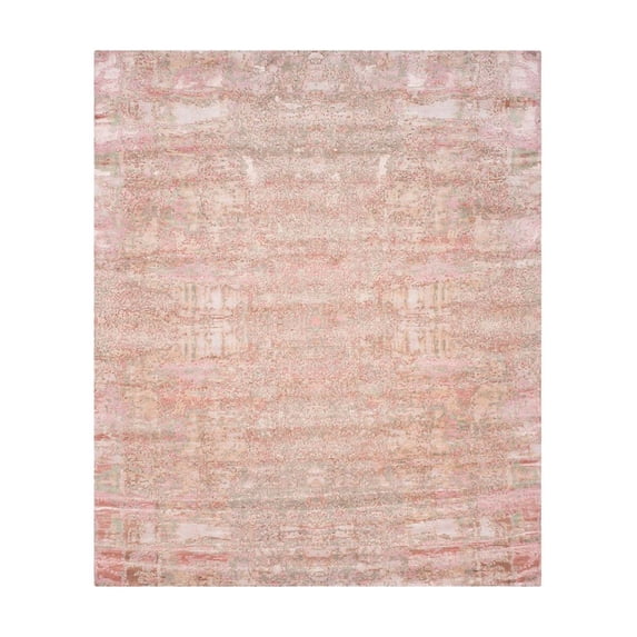 Contemporary Rug - Centennial Silk/Wool -Petal Pink-Color:Petal Pink,Design:Contemporary,Shape:Large Rectangle,Size:12'L x 9'W
