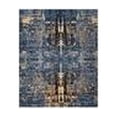 thumbnail image 1 of Contemporary Rug - Centennial Silk/Wool -Twilight Blue-Color:Twilight Blue,Design:Contemporary,Shape:Medium Rectangle,Size:9'L x 6'W, 1 of 1