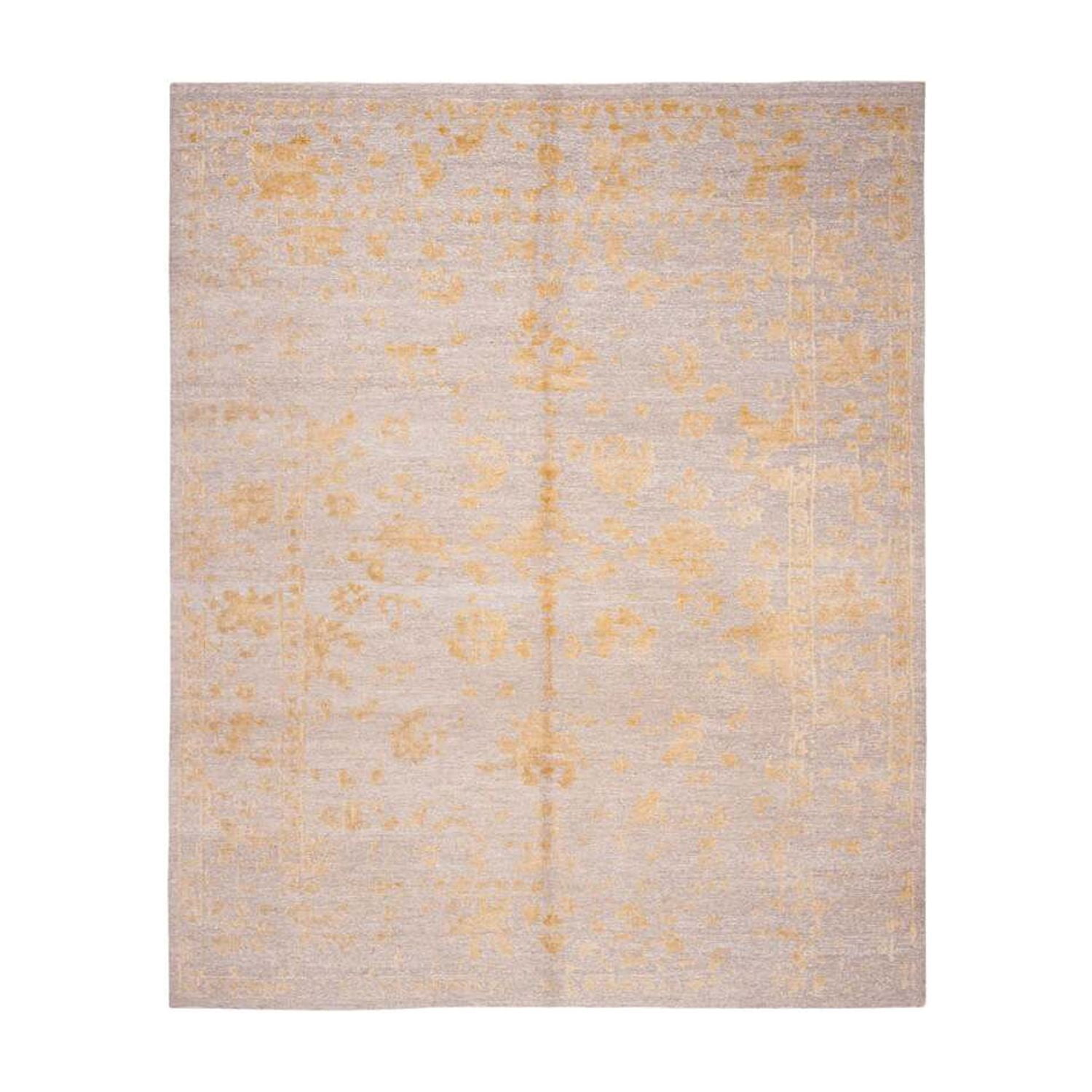 Centennial 9' x 12' Silver and Gold Hand-Knotted Wool Area Rug