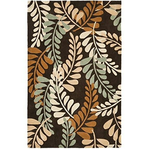 Contemporary Rug - Modern Art Polyester -Brown/Multi-Color:Brown/Multi,Design:Contemporary,Shape:Large Rectangle,Size:10'L x 8'W