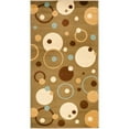 thumbnail image 1 of Contemporary Rug - Porcello Polypropelene Pile -Green/Multi-Color:Green/Multi,Design:Contemporary,Shape:Medium Rectangle,Size:9' 6''L x 6' 7''W, 1 of 3