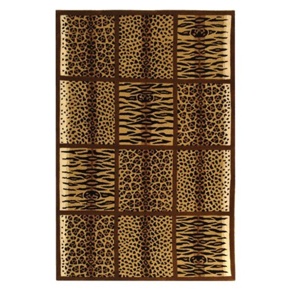 Contemporary Rug - Soho Wool Pile -Beige/Brown Style-C-Color:Beige/Brown,Design:Contemporary,Shape:Large Rectangle,Size:13' 6''L x 9' 6''W