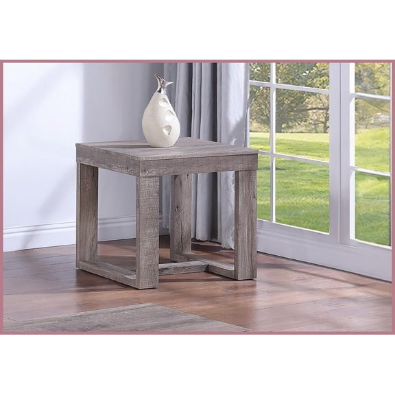 Contemporary Rustic Wood Coffee Table for Living Room: Durable & Easy to Assemble