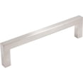 thumbnail image 1 of Contemporary Square Cabinet Pull, 128 Millimeters, Zinc Base Material, Satin Nickel by Stone Harbor Hardware, 1 of 3
