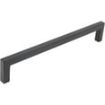 thumbnail image 1 of Contemporary Square Cabinet Pull, 192 Millimeters, Zinc Base Material, Matte Black by Stone Harbor Hardware, 1 of 2