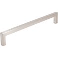 thumbnail image 1 of Contemporary Square Cabinet Pull, 192 Millimeters, Zinc Base Material, Satin Nickel by Stone Harbor Hardware, 1 of 3