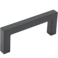 thumbnail image 1 of Contemporary Square Cabinet Pull, 3 Inches, Zinc Base Material, Matte Black by Stone Harbor Hardware, 1 of 2
