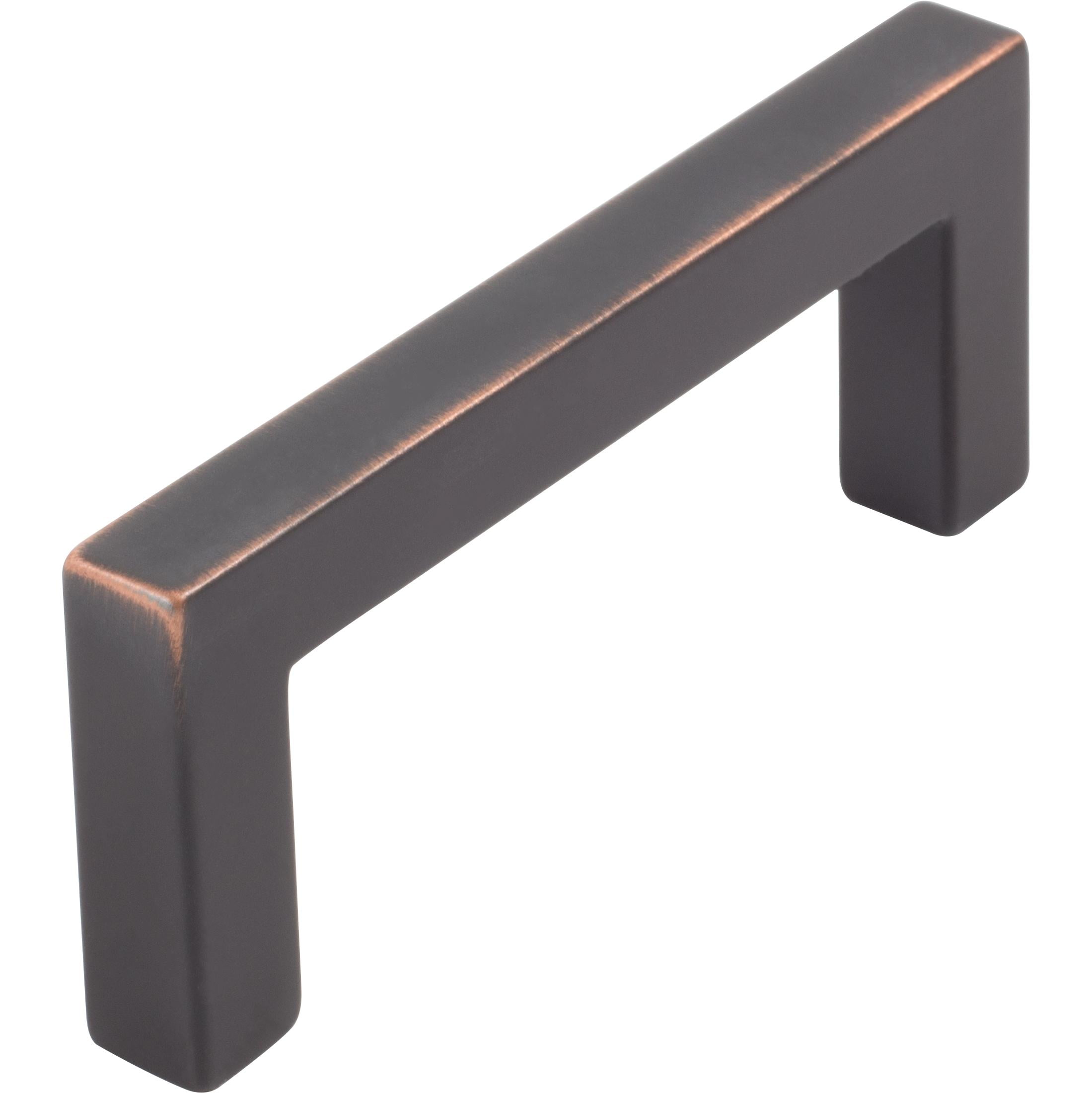 3-Inch Vintage Bronze Matte Bar Pull with Mounting Hardware
