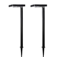 thumbnail image 1 of Contemporary Square Solar Path Light - Black 2 Pack, 1 of 12