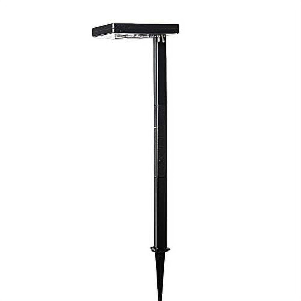 Black Cast Aluminum LED Solar Pathway Light, 26.75 Inch