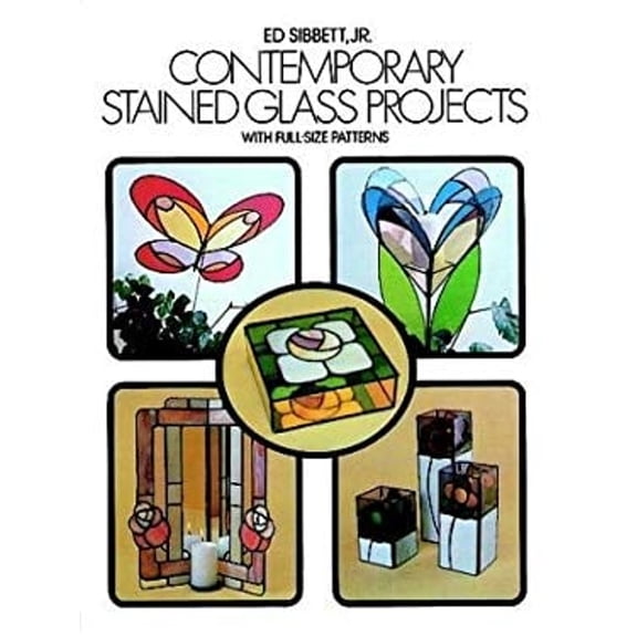 Pre-Owned Contemporary Stained Glass Projects with Full-Size Patterns (Paperback) 0486235599 9780486235592