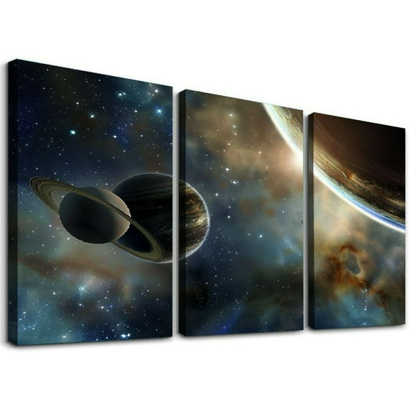 Contemporary Stars Sky Pictures Astronomy Artwork Poster, Modern Kitchen Wall Art Pictures Canvas Decor Painting,For Kitchen, Restaurant, Bar, Living Room