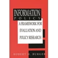 thumbnail image 1 of Contemporary Studies in Information Mana Information Policy: A Framework for Evaluation and Policy Research, (Hardcover), 1 of 1