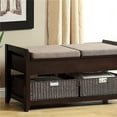 thumbnail image 1 of Muri Contemporary Style Bench In Espresso Finish, 1 of 2
