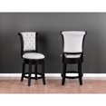 thumbnail image 1 of Contemporary Style Counter Stools | Versatile for Kitchen Counters | Black Frame and Fabric Seat | Offer Easy - to - Assemble Seating Solution, 1 of 3