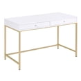 thumbnail image 1 of Contemporary Style & Crystal - like Knobs | Freestanding Writing Desk | Ideal for Personal Study, 1 of 2