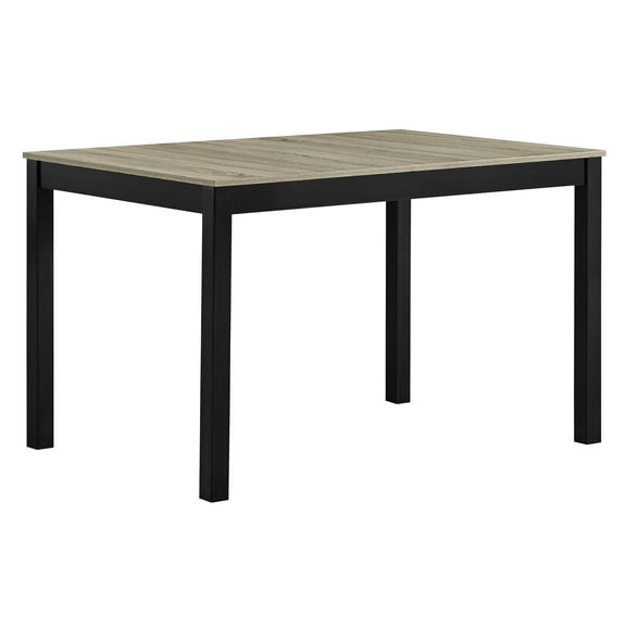 Contemporary Style Dining Table - Rectangular Two, Brown Black Wood, Seating For 8 Stylish In Two Color Rustic And Seats