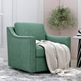 thumbnail image 1 of Contemporary Style Ergonomic Swivel Armchair Living Room Bedroom Chair, 1 of 11