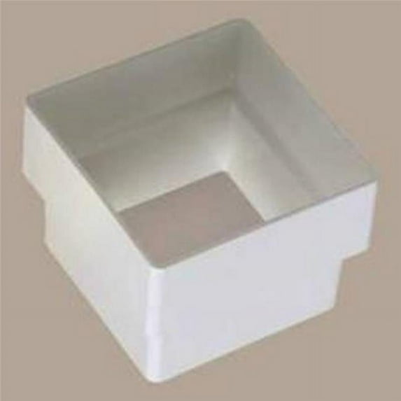 Contemporary Style Gutter Connector - Vinyl, Brown