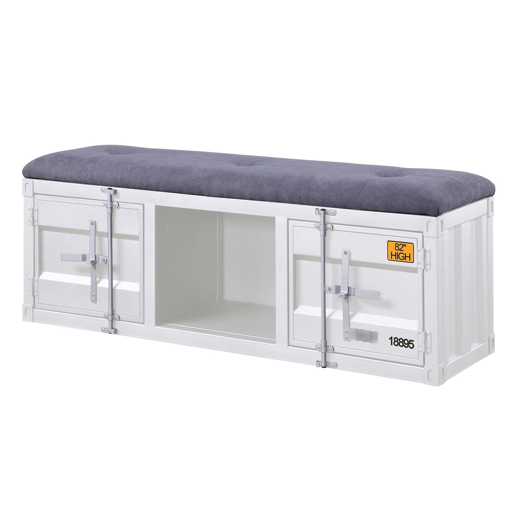 Contemporary Style with Rugged Feature Storage Bench - Entry and Living ...