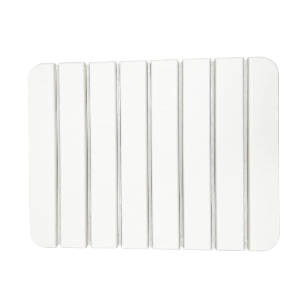 Contemporary Super absorbent 16x12" White Diatomaceous Stone Small Bathroom Mat