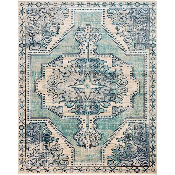 Contemporary Synnove Collection Area Rug 3'3" Square - Pink