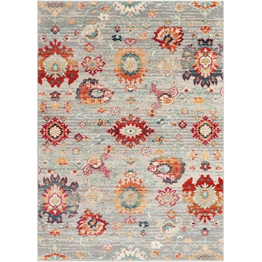 Contemporary Synnove Collection Area Rug 4'x4' Octagon - Gray