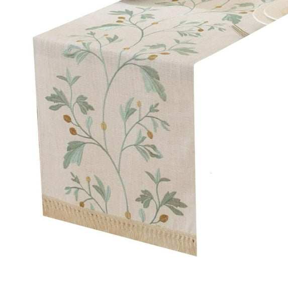Contemporary Table Runner Dinnertime Fade Resistant Fabric Easy Caring ...