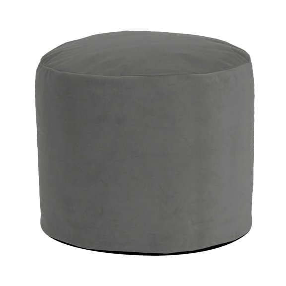 Tall Pouf Bella Pewter
