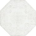 thumbnail image 1 of Contemporary Trabzon Collection Area Rug Cream-Gray - 7'x7' Octagon, 1 of 5