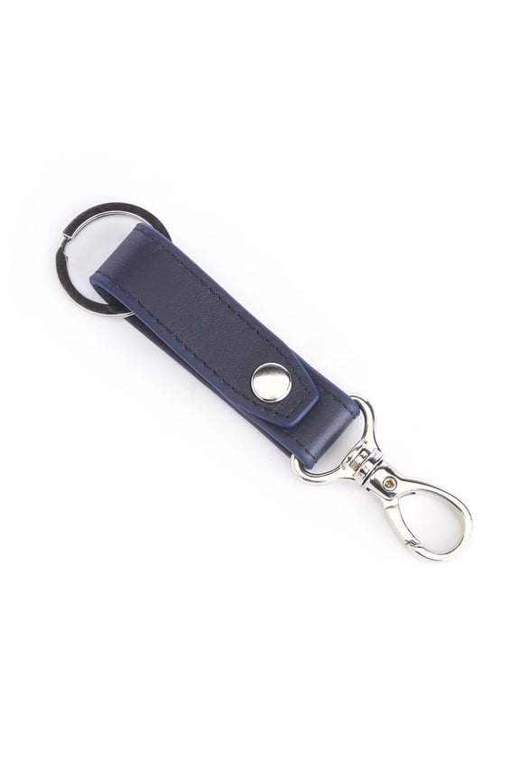 Contemporary Valet Key Chain - Navy