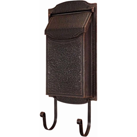 Special Lite Products Contemporary Vertical Copper Wall-Mounted Mailbox