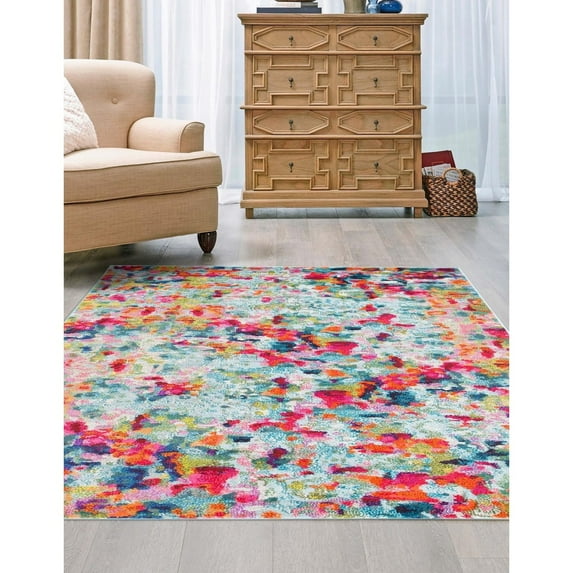 Contemporary Visby Collection Area Rug Multi - 2'x3'1"