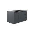 thumbnail image 1 of Contemporary Vitality 36" Wall-Mount Bathroom Vanity - Sleek Design, Ample Storage, 1 of 3