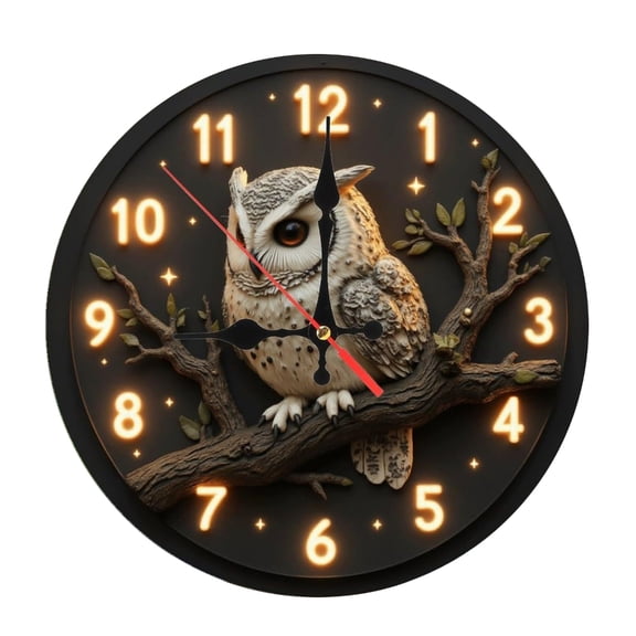 Contemporary Wall Mount Clock Noiseless Movement Vibrantly Pattern Analog CLOCK For Bedroom Home Styling Decors