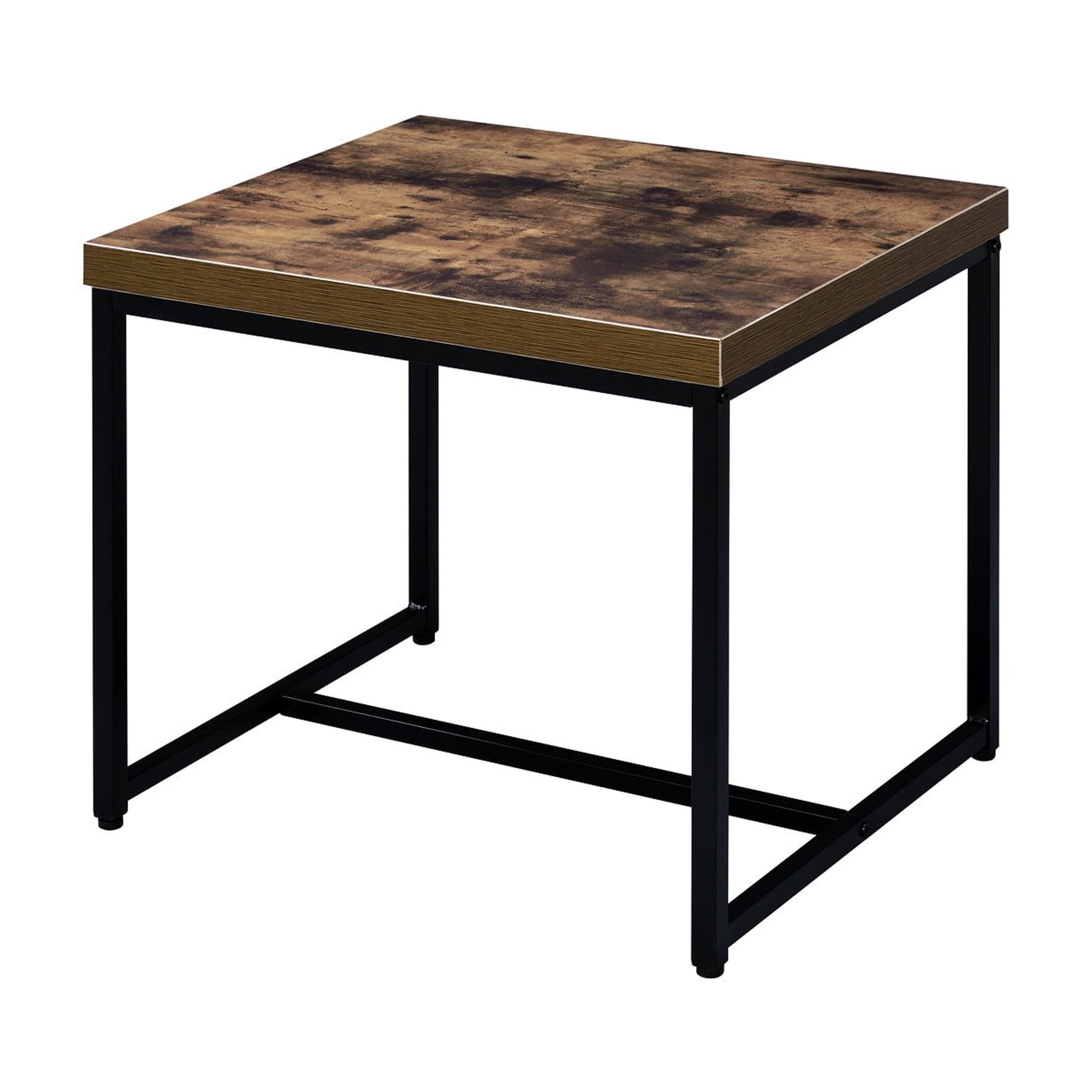 Photo inspiration: Picture Idea: Contemporary Weathered Oak Black Table Enhances Style Of Your Room