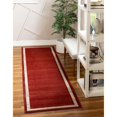 thumbnail image 1 of Contemporary Weby Collection Area Rug 2'x8' - Terracotta, 1 of 5