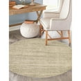 thumbnail image 1 of Contemporary Weby Collection Area Rug 3'3" Round - Beige, 1 of 5