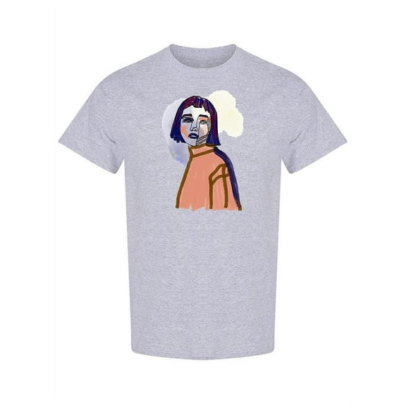 Contemporary Woman Portrait T-Shirt Women -Image by Shutterstock, Female x-Large