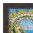 thumbnail image 1 of Contemporary Wood Grain Black Scoop Picture Frame 30x36 frame, 1 of 7