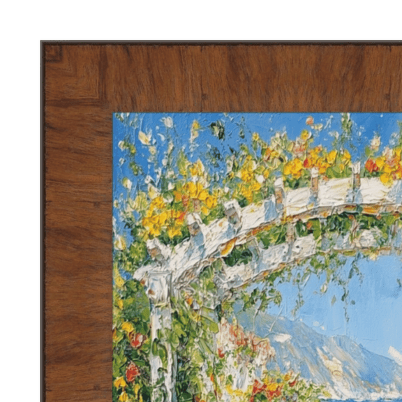 Contemporary Wood Grain Honey Scoop Picture Frame 30x40 frame