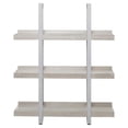 thumbnail image 1 of Contemporary Wood Open Bookcase in Gray, 1 of 2