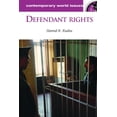 thumbnail image 1 of Contemporary World Issues (Hardcover) Defendant Rights: A Reference Handbook, (Hardcover), 1 of 1