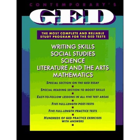 Pre-Owned Contemporary's GED (Paperback) 0809237776 9780809237777