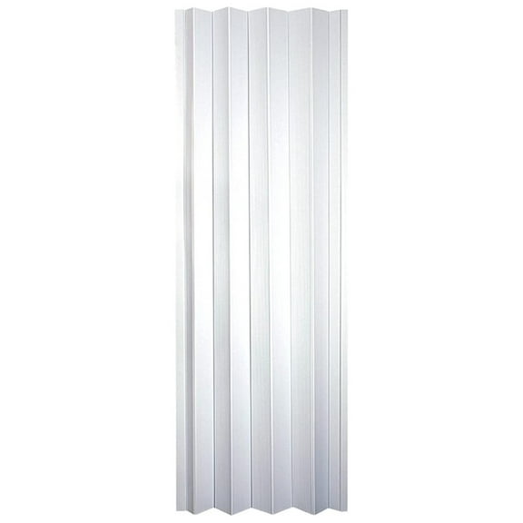 Contempra Interior Accordion Door with Magnet and Accompanying Striker for Multi Fold Interior Doors, Sand White