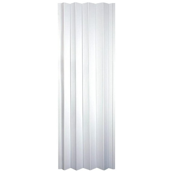 Contempra Interior Accordion Door with Magnet and Accompanying Striker for Multi Fold Interior Doors, Sand White
