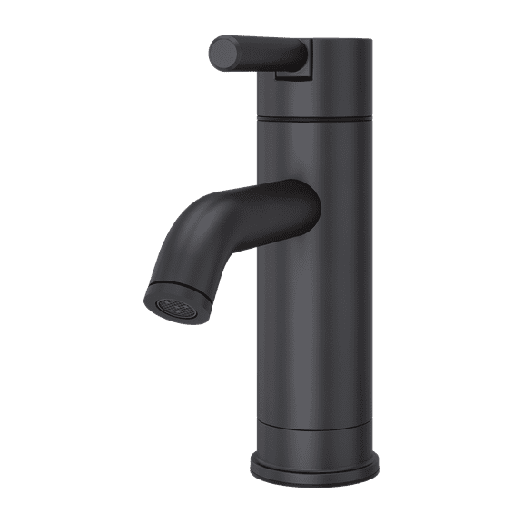 Contempra Single Control 4" Centerset Bathroom Faucet in Matte Black