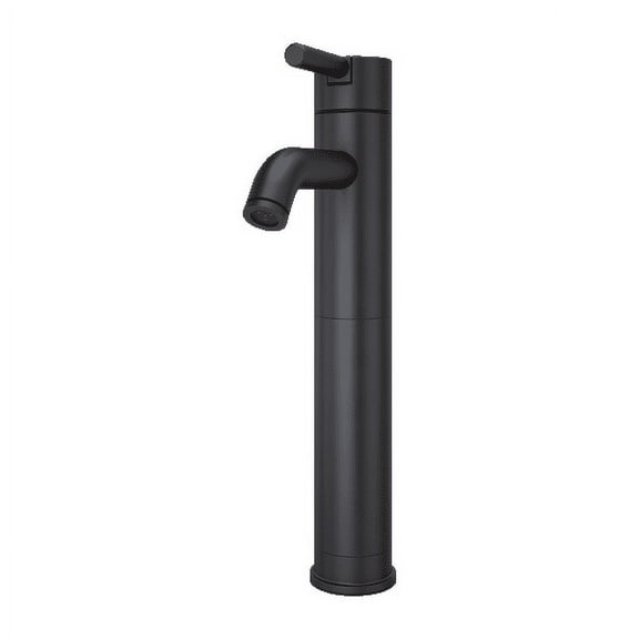 Contempra Single Control Vessel Bathroom Faucet in Matte Black